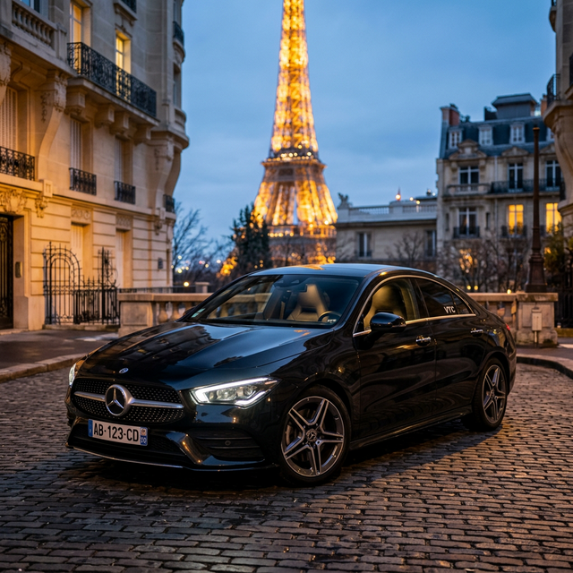 Mercedes CLA double commande Paris